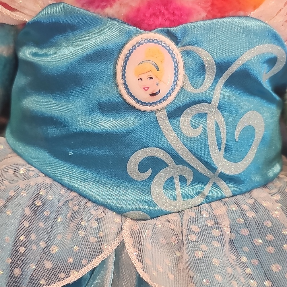 N Cinderella Costume With Clear ShoesFor A Build A Bear. Teddy Bear Not Included - Picture 8 of 8